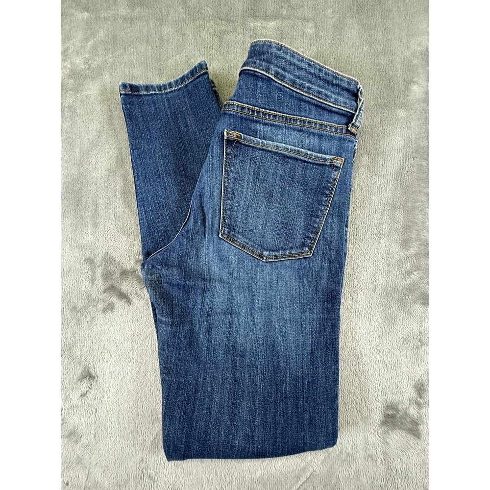 Banana Republic Skinny Fit Jeans Womens 27/4 Medium Wash Denim 662616-00